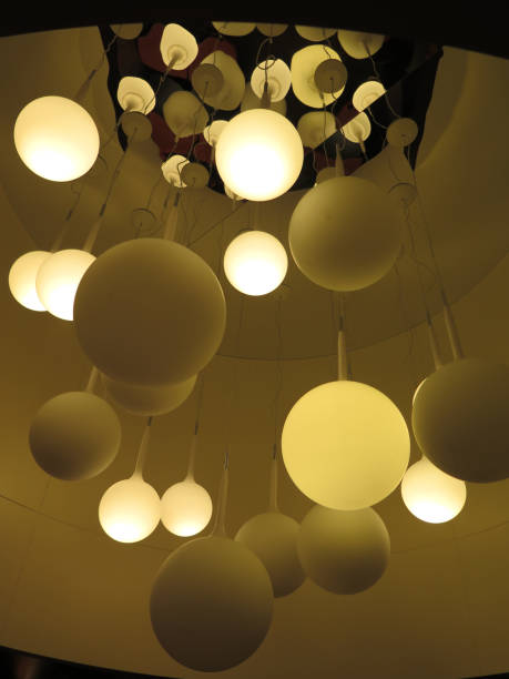 istock Cluster of ceiling lamps 894974718
