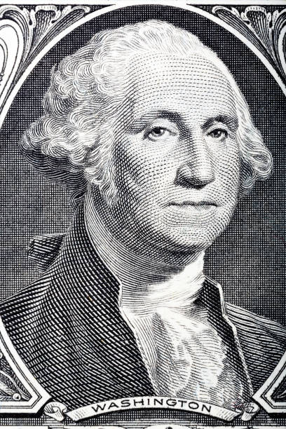 istock Portrait in macro of Washington's Face on a one dollar bill 894980788