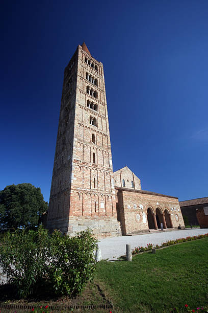 Pomposa Abbey stock photo