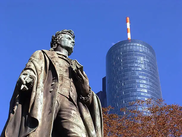 Photo of Frankfurt/Main Taunusanlage Friedrich Schiller Monument