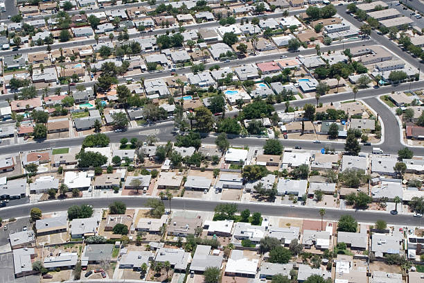 istock Aerial View of Suburbs 89498532