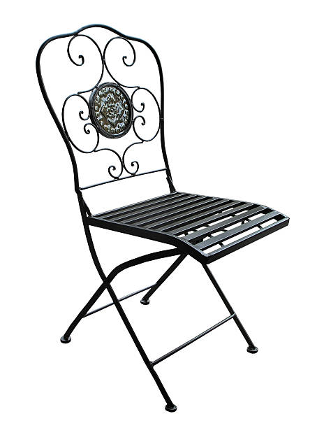 Ornate Patio Chair stock photo