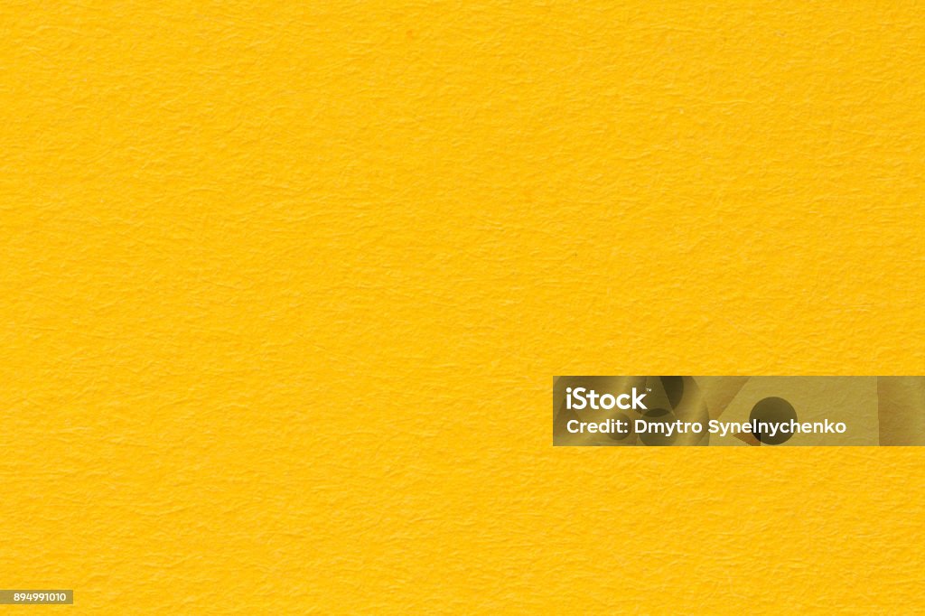 Fondo de papel amarillo, textura de papel de colores - Foto de stock de Amarillo - Color libre de derechos