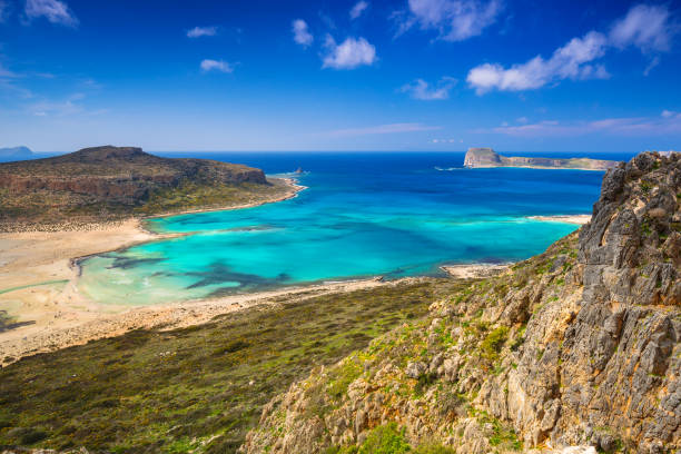 istock Amazing scenery of Balos beach on Crete 894991346