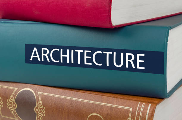 istock A book with the title Architecture written on the spine 895003158