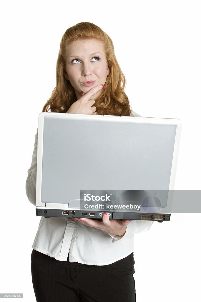 Garota de laptop - Foto de stock de Adolescente royalty-free