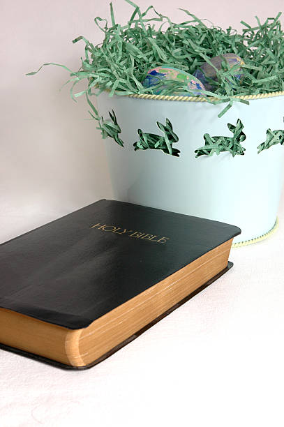 istock Easter Still Life with Holy Bible 89501061