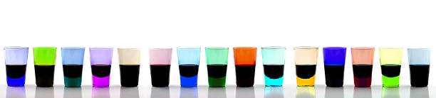 istock Long Line of Drinking Glasses 89501497