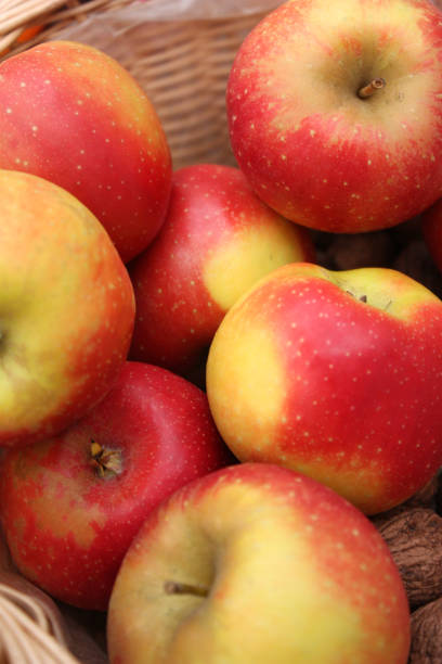 istock Apples in yellow and red colors 895015368