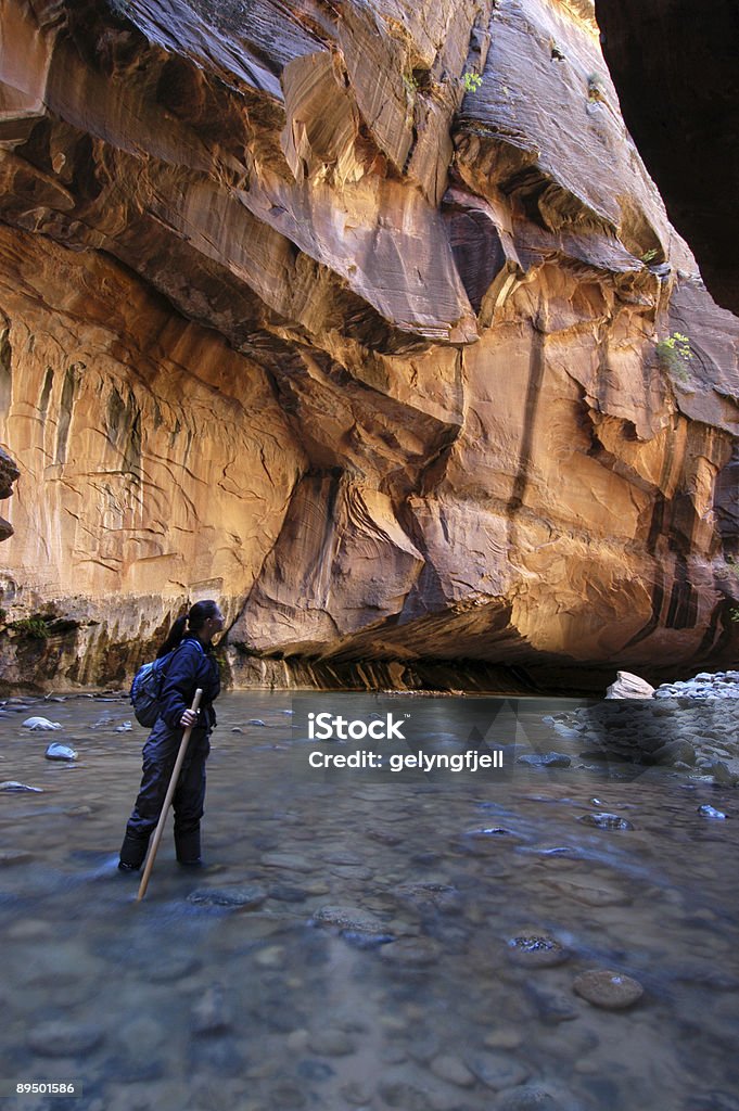 Canyoneering - Royalty-free Caminhada Foto de stock