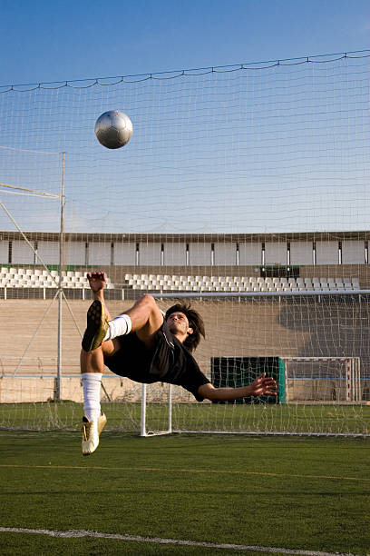 istock Footballer in action 89502099