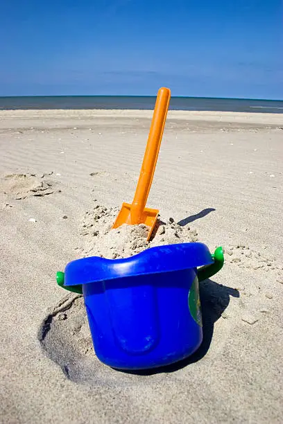 Photo of Beach spade and bucket