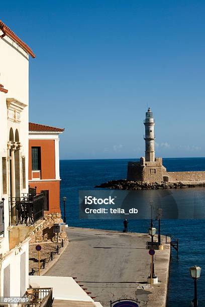 Chaniafaro Nel Vecchio Porto Creta - Fotografie stock e altre immagini di La Canea - Unità periferica - La Canea - Unità periferica, Ambientazione esterna, Blu