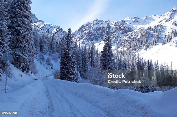 Wintergipfel Stockfoto und mehr Bilder von Alpen - Alpen, Baum, Berg