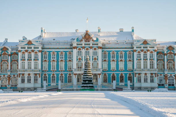 catherine palace - urban scene real estate nobody white imagens e fotografias de stock