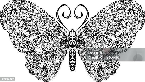 나비 0명에 대한 스톡 벡터 아트 및 기타 이미지 - 0명, 검은색, 곤충