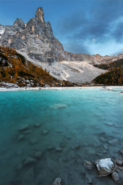 istock Alpine lake at dusk 895039222