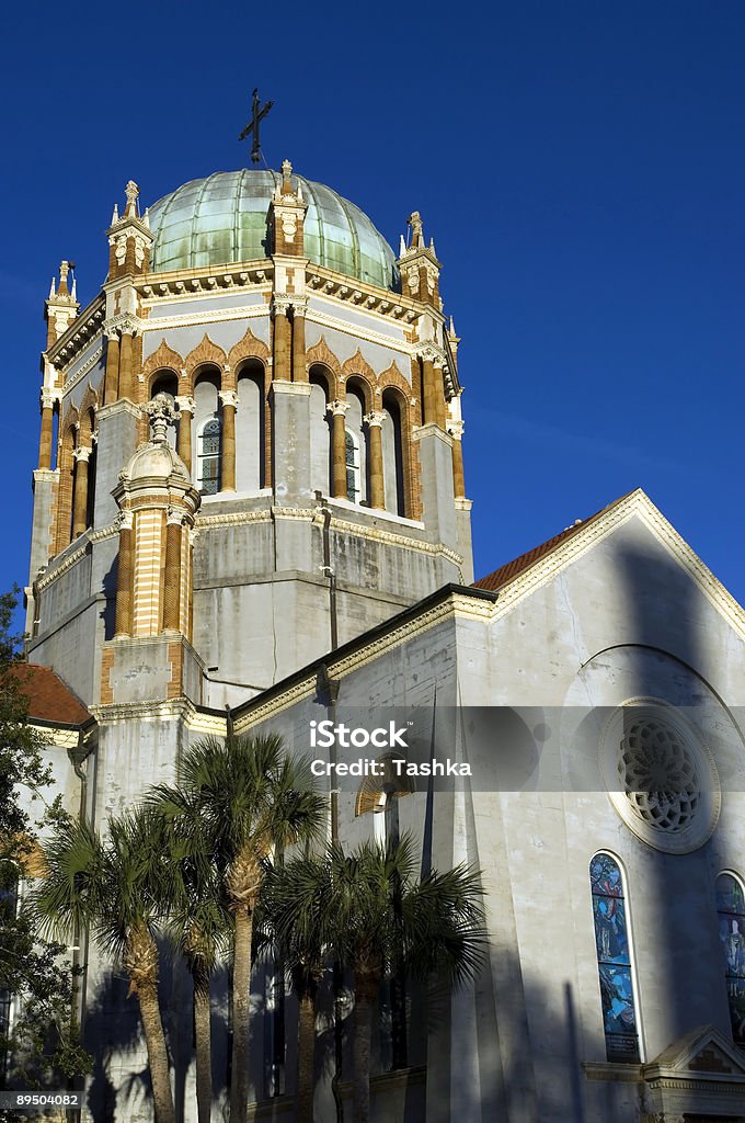 Spanish style church  Architecture Stock Photo