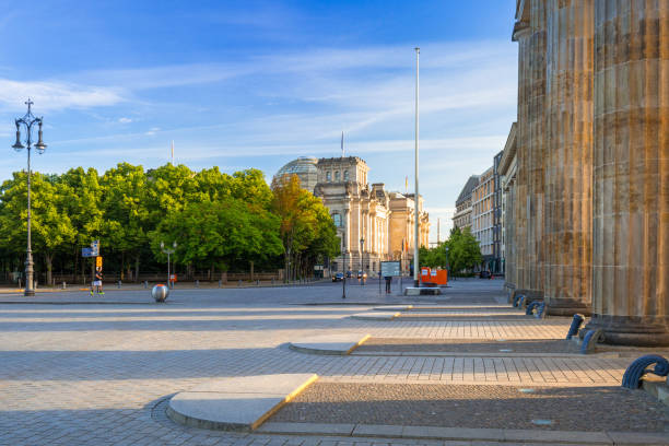 istock The Brandenburg and Reichstag in Berlin 895042632