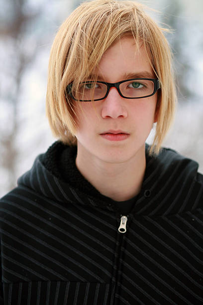 Blank Blonde  emo boy stock pictures, royalty-free photos & images