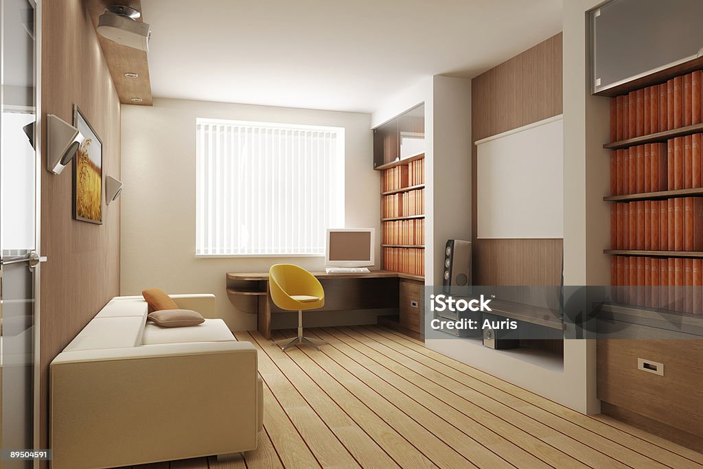 3 D render interior - Lizenzfrei Architektur Stock-Foto