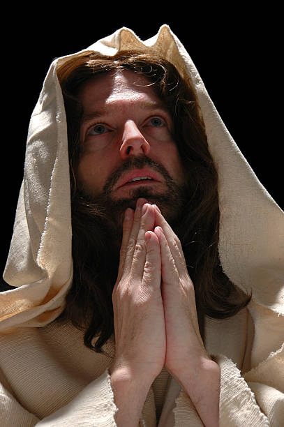 istock Portrait of Jesusin prayer 89504914