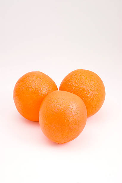 Oranges in Triangle stock photo