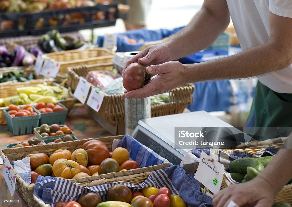 Mercado de Produtos Agrícolas - Royalty-free Agricultor Foto de stock