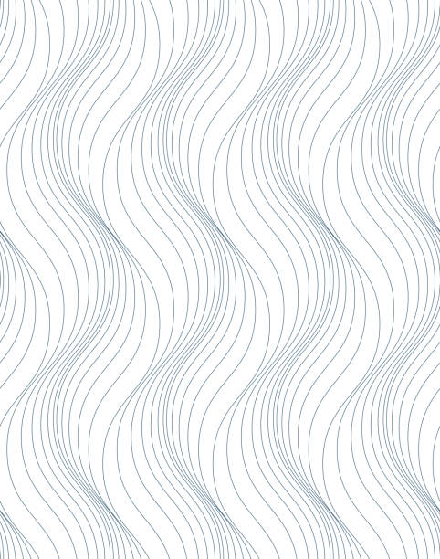 Grayscale vector seamless pattern, graphic geometric wrapping paper. Abstract backdrop created with interweave black undulate lines can be used in textile and web designs Grayscale vector seamless pattern, graphic geometric wrapping paper. Abstract backdrop created with interweave black undulate lines can be used in textile and web designs rolling landscape stock illustrations