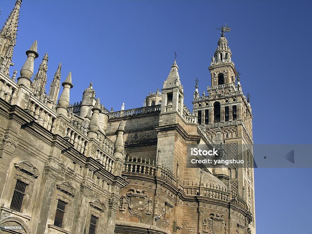 Giralda Cathedral, Sevilla, Hiszpania - Zbiór zdjęć royalty-free (Andaluzja)