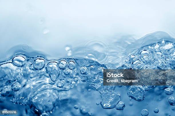 Wassertropfen Stockfoto und mehr Bilder von Bildhintergrund - Bildhintergrund, Blase - Physikalischer Zustand, Blau