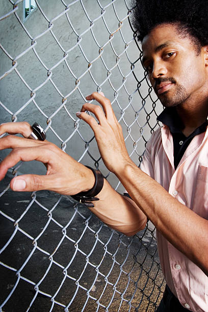 istock against the fence 89505632