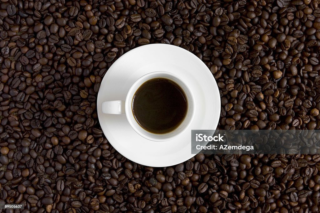 Frischer Kaffee - Lizenzfrei Bildhintergrund Stock-Foto