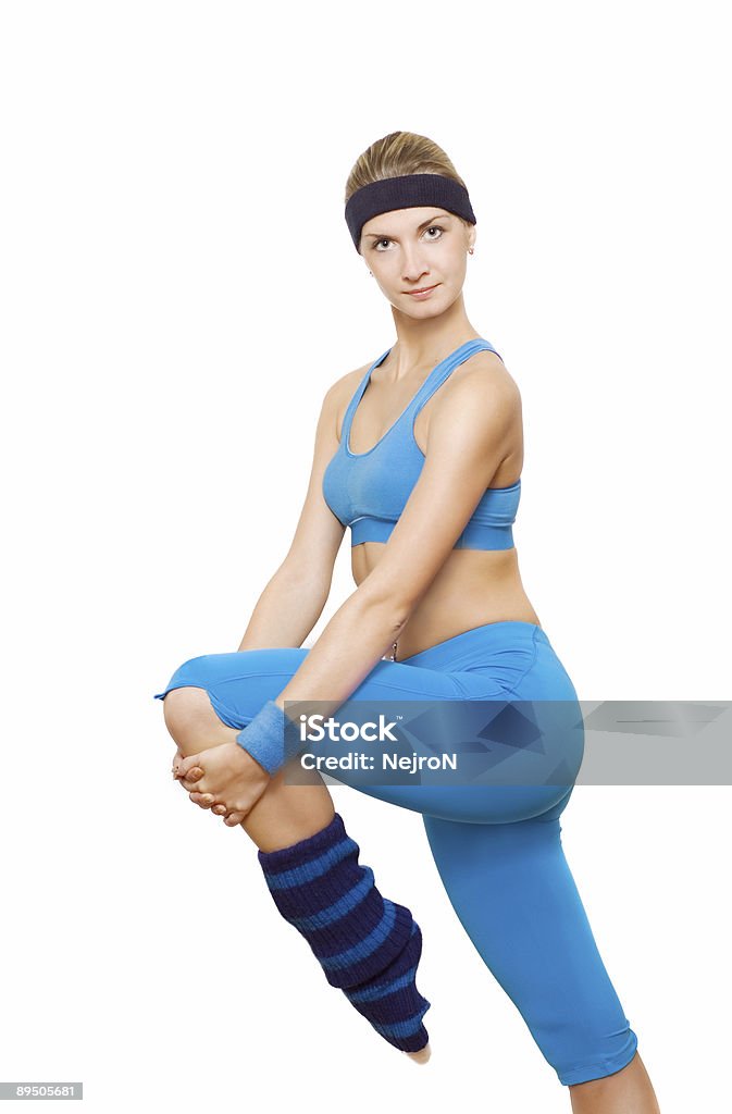 Bellissimo fitness trainer - Foto stock royalty-free di Adulto