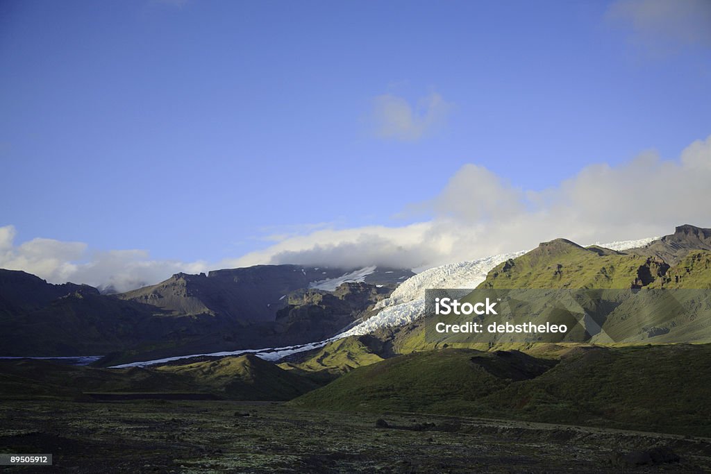 Tip of the glacier  Agricultural Field Stock Photo