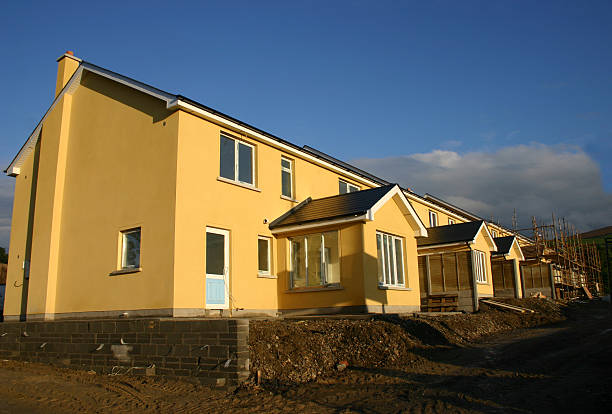 New homes stock photo