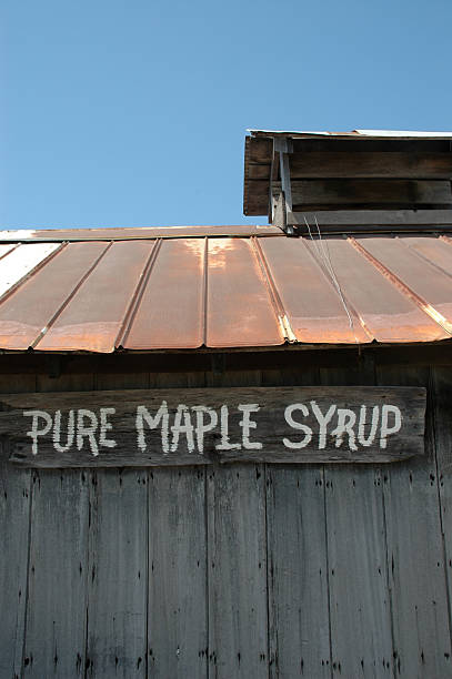 Maple Syrup Shop stock photo