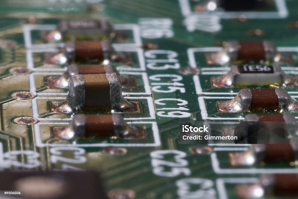 Placa de circuito III - Foto de stock de CPU royalty-free