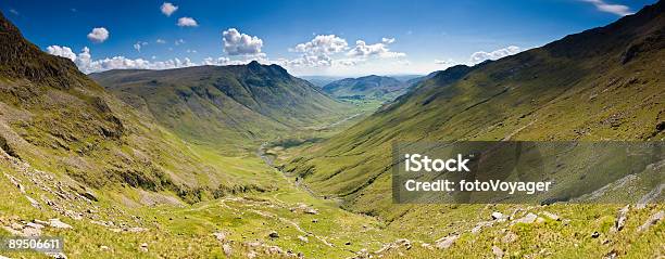 Mountain Valley Vista Stock Photo - Download Image Now - Pike o' Stickle, Beauty In Nature, Color Image