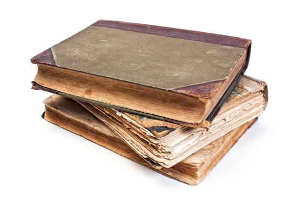 istock An old book with a crumpled sheet 895066510