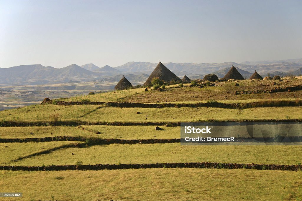 Etiope Village - Foto stock royalty-free di Africa