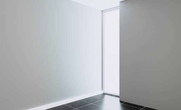 istock Abstract  toilet and bathroom interior for background. 3D rendering. Empty interior 895082100