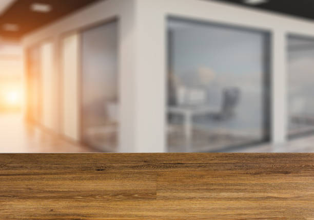 istock Modern meeting room.  Wooden table. 895084900