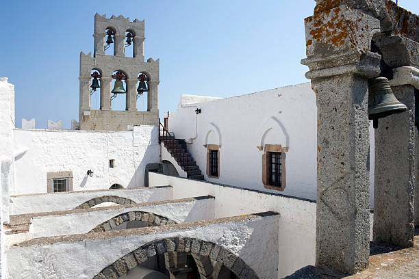 istock Bell tower and arches of the Monastery St. John 89508609