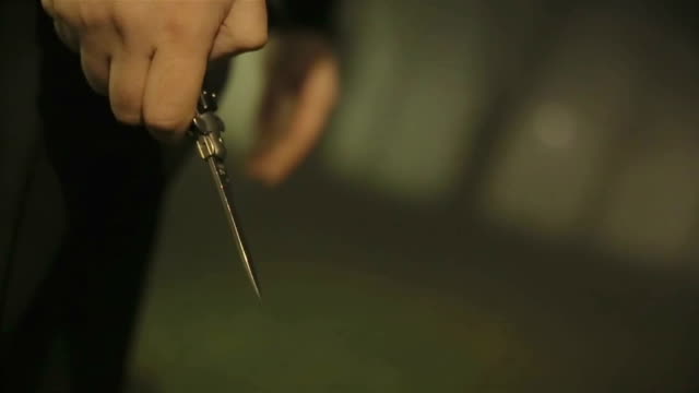 knife weapon,close up