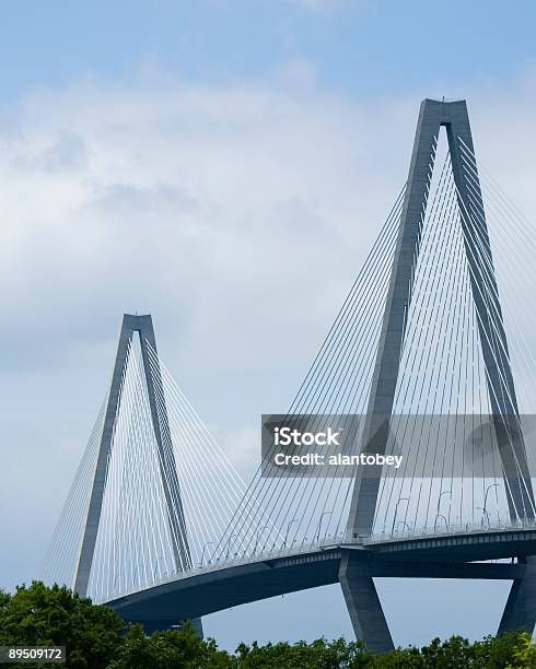 Charleston Sc Arthur Ravenel Jr Bridge Stock Photo - Download Image Now - Bridge - Built Structure, Charleston - South Carolina, Color Image