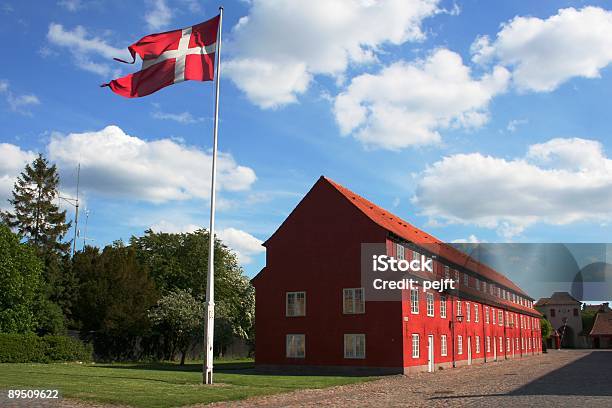 Copenhagen Citadel Kastellet I København Stock Photo - Download Image Now - Copenhagen, Flag, Armed Forces