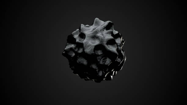 Abstract Organic Sphere Object Virus. 3d rendering stock photo