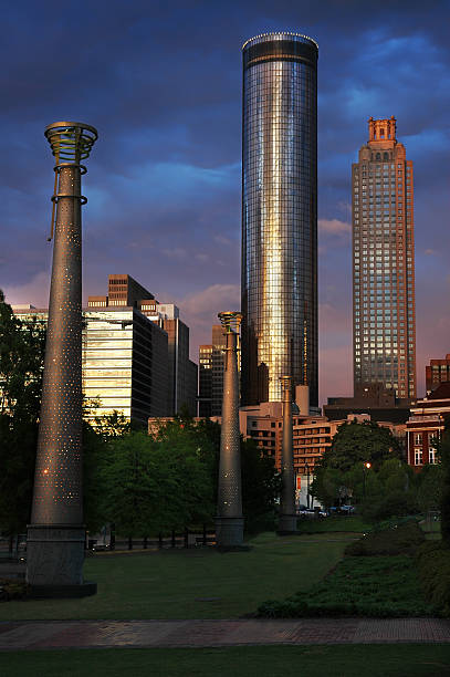 istock Atlanta Park at Night 89509851