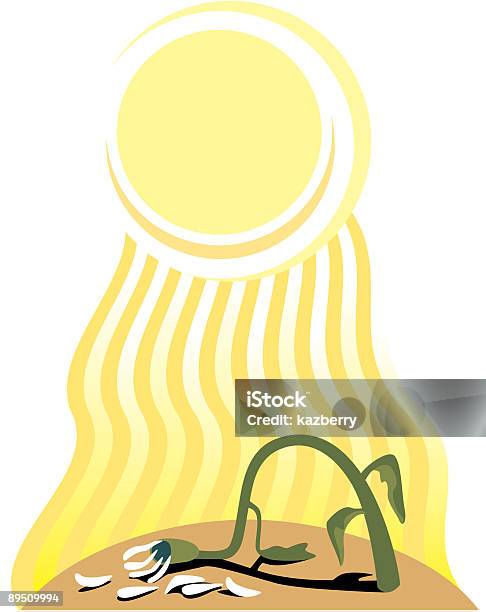 Wilted Flowereps Stock Illustration - Download Image Now - Climate, Color Image, Daisy